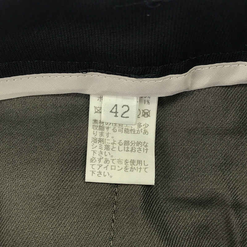 INCOTEX / インコテックス センタープレス テーパードパンツ