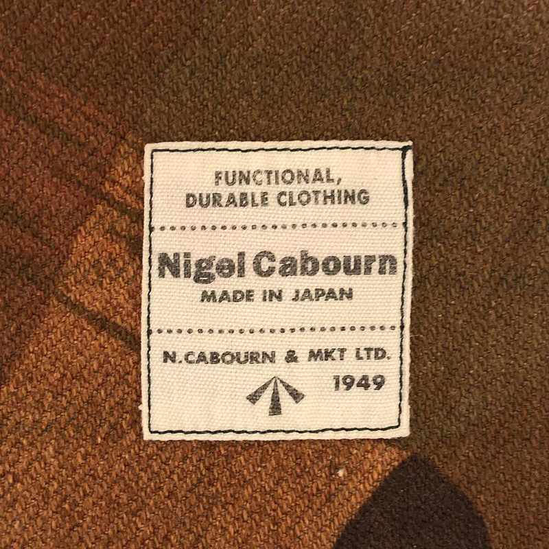 ​NIGEL CABOURN / ナイジェルケーボン カモフラージュ チェック マフラー