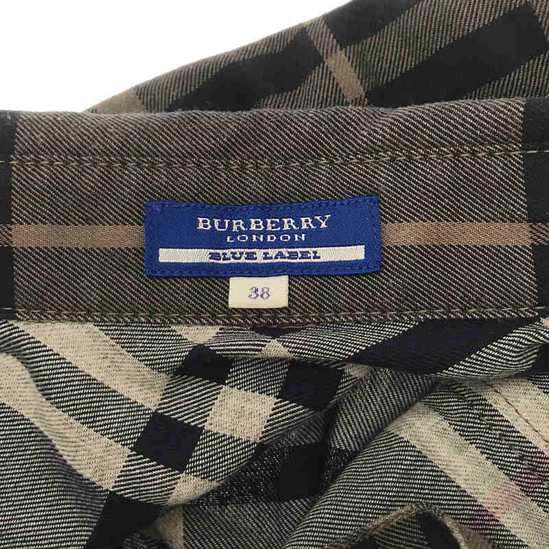 BURBERRY LONDON / バーバリーロンドン ノバチェック  フリルワンピース