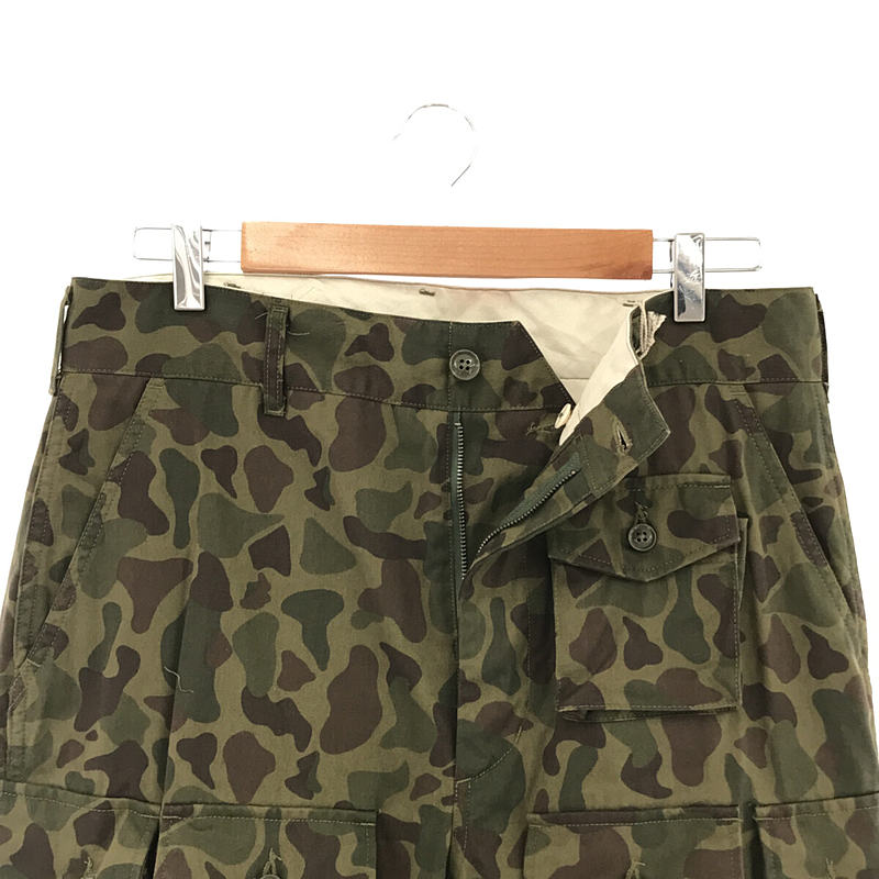 Engineered Garments / エンジニアドガーメンツ FA Pant - 6.5oz Flat Twill olive camo / 迷彩 カモ柄 ミリタリーパンツ