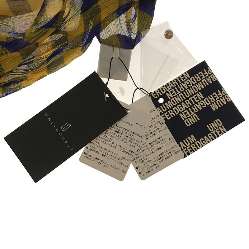 BAUM UND PFERDGARTEN / バウムウンドヘルガーデン チェック柄 ロングワンピース