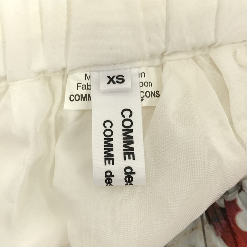 COMME des GARCONS COMME des GARCONS / コムコム 花柄 裾フリルスカート