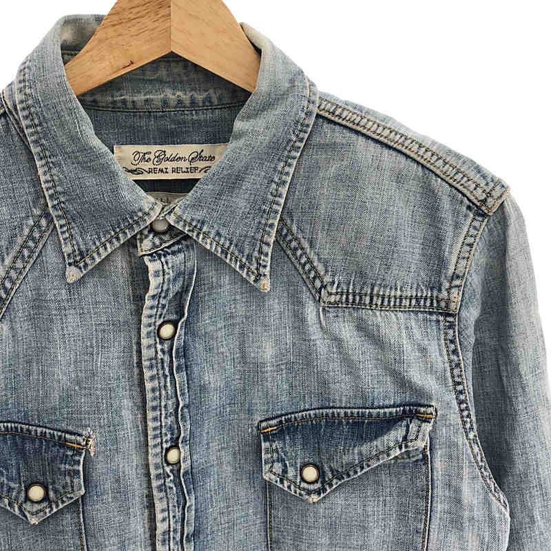 REMI RELIEF / レミレリーフ デニムウエスタンシャツ