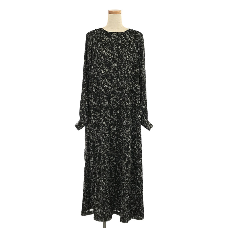 THE DRESS #41 chiffon georgette jacquard dress ワンピース