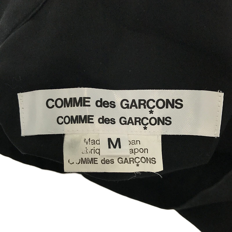 COMME des GARCONS / コムデギャルソン バックボタン スタンドカラー シャツワンピース