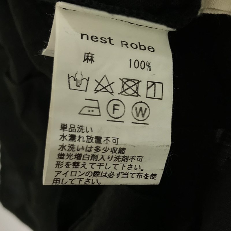 nest robe / ネストローブ リネン タック サスペンダー スカート