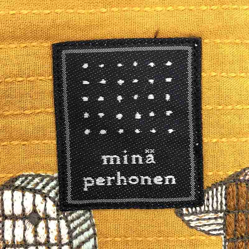 mina perhonen / ミナペルホネン mix egg bag ハンドバッグ