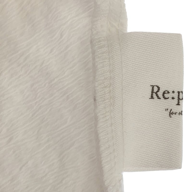 Re:poris / レポリス バンドカラー ギャザー シャツ ワンピース