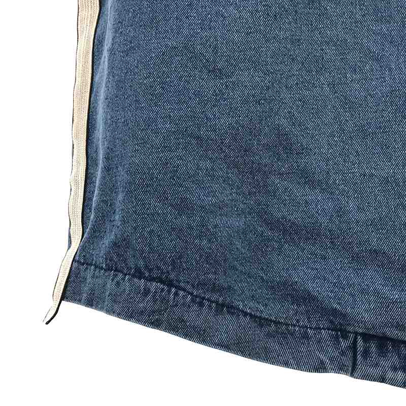 その他 着脱可ファー・ライナー付き ダメージ加工 デニム オーバー モッズコート フーディ