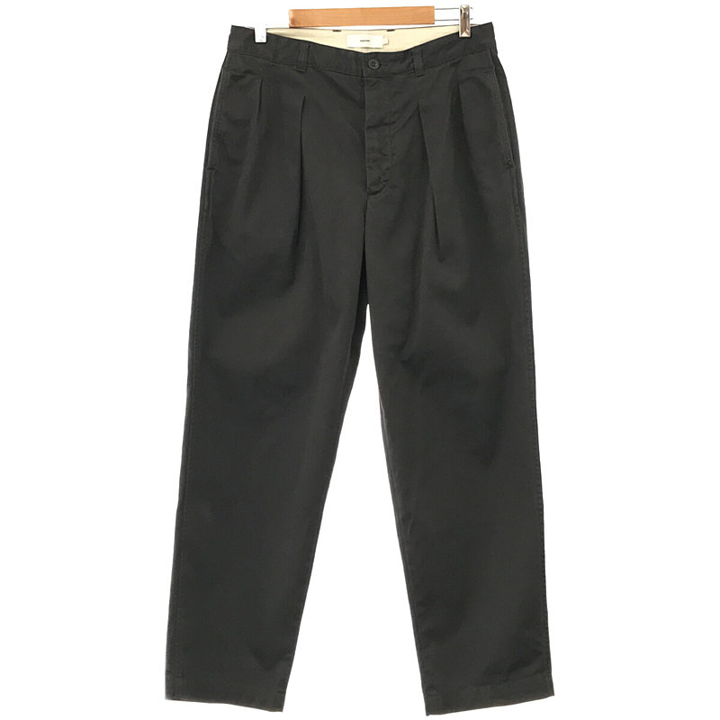 Suvin Chino Tuck Tapered Pants スビンチノタックテーパードパンツ