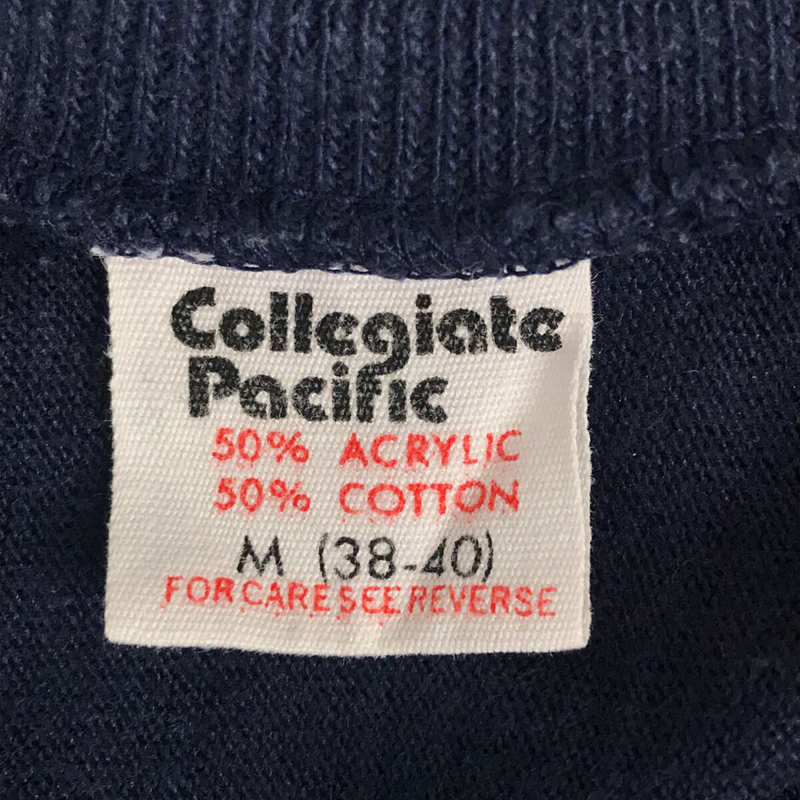 VINTAGE / ヴィンテージ古着 推定1980s～ Collegiate Pacific / カレッジエイト パシフィック USA製 80 ナンバリング フットボール Tシャツ