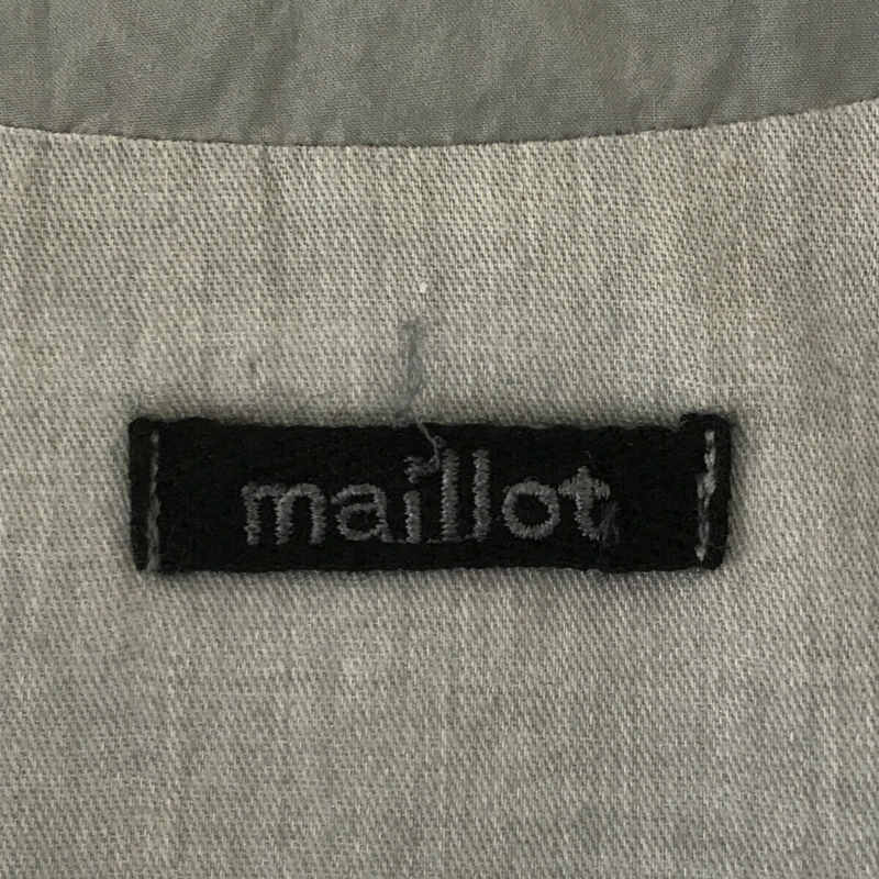 maillot / マイヨ Rub Cotton Shirt Cardigan ラヴ コットン シャツ カーディガン