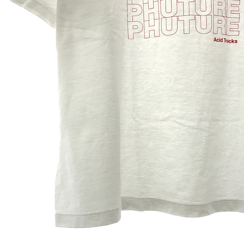 is-ness / イズネス MUSIC PHUTERE T-SHIRT インサイドアウト フューチャー プリント Tシャツ