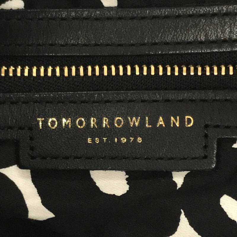 TOMORROWLAND / トゥモローランド ACCESSORIES LEATHER シュリンクレザー トートバッグ 保管袋有