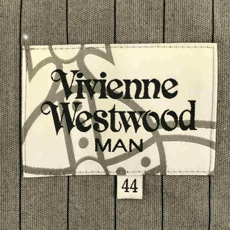 Vivienne Westwood MAN / ヴィヴィアンウエストウッドマン バックポケット ストライプ サファリ ジャケット