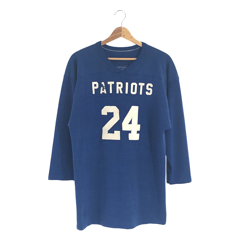 推定1970s～ RUSSELL ATHLETIC / ラッセルアスレチック USA製 金タグ 両面 24 フットボール ナンバリング Tシャツ