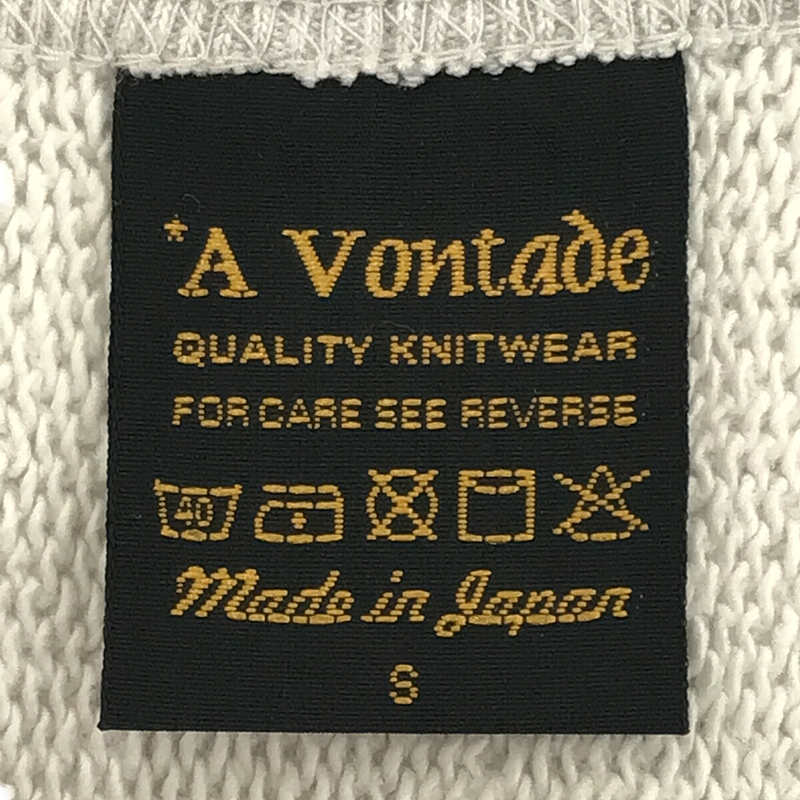 A VONTADE / アボンタージ Reverse Crew Sweat L/S リバースクルースウェット ロングスリーブ トレーナー