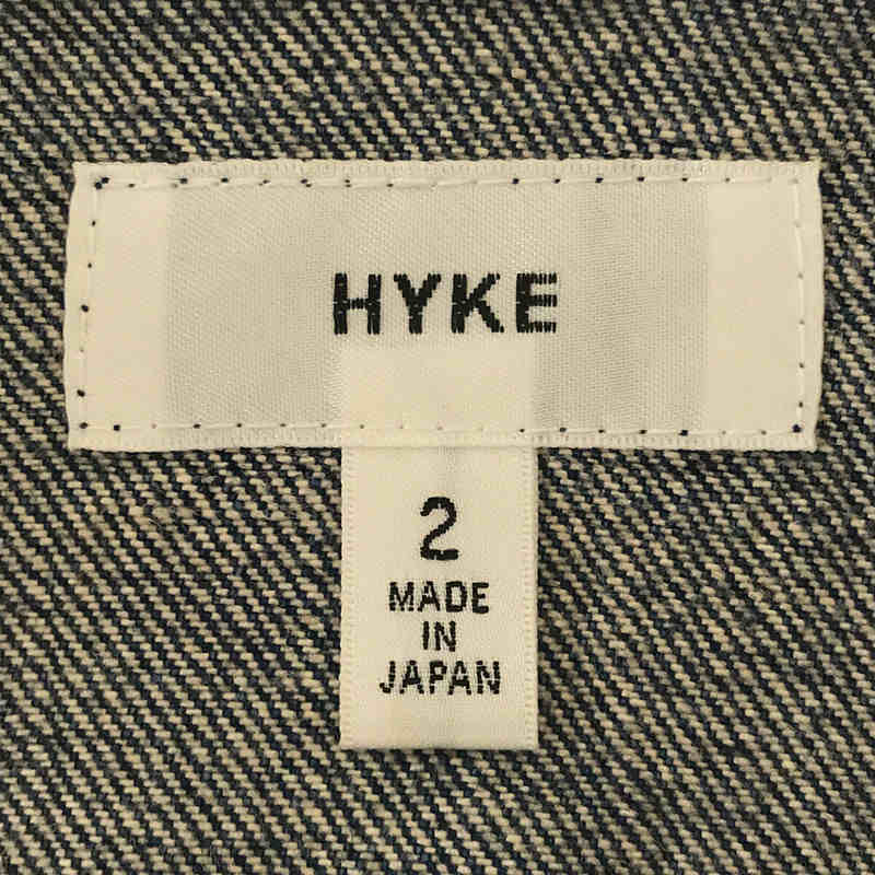 HYKE / ハイク TYPE3 ユーズド加工 デニム ジャケット