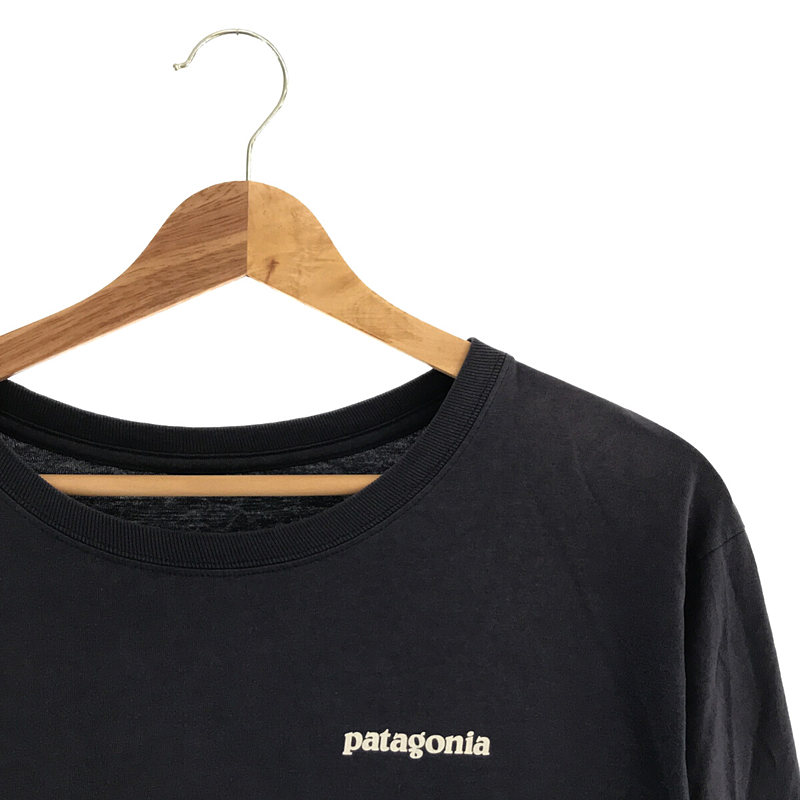 Patagonia / パタゴニア オーガニックコットン バック ロゴ プリント ロングスリーブ Tシャツ