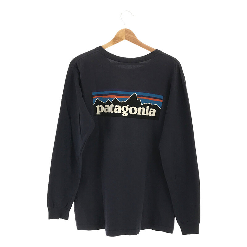 Patagonia / パタゴニア オーガニックコットン バック ロゴ プリント ロングスリーブ Tシャツ
