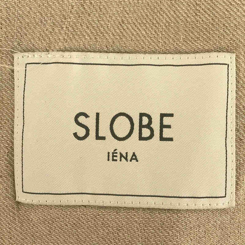 ​SLOBE IENA / スローブイエナ 製品洗い リネン混 テーラード ジャケット