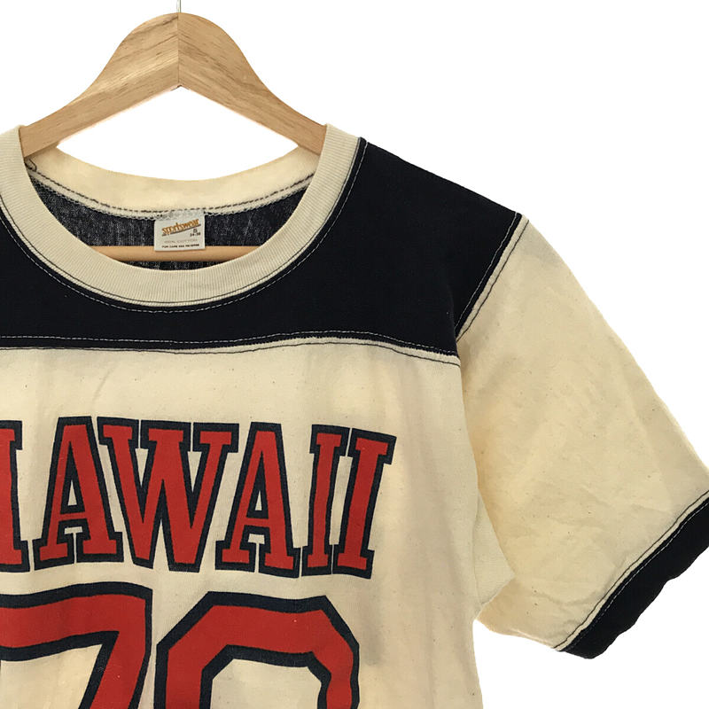 VINTAGE / ヴィンテージ古着 推定1970s～ Sports wear / スポーツウェア 両面プリント 78 ナンバリング Tシャツ