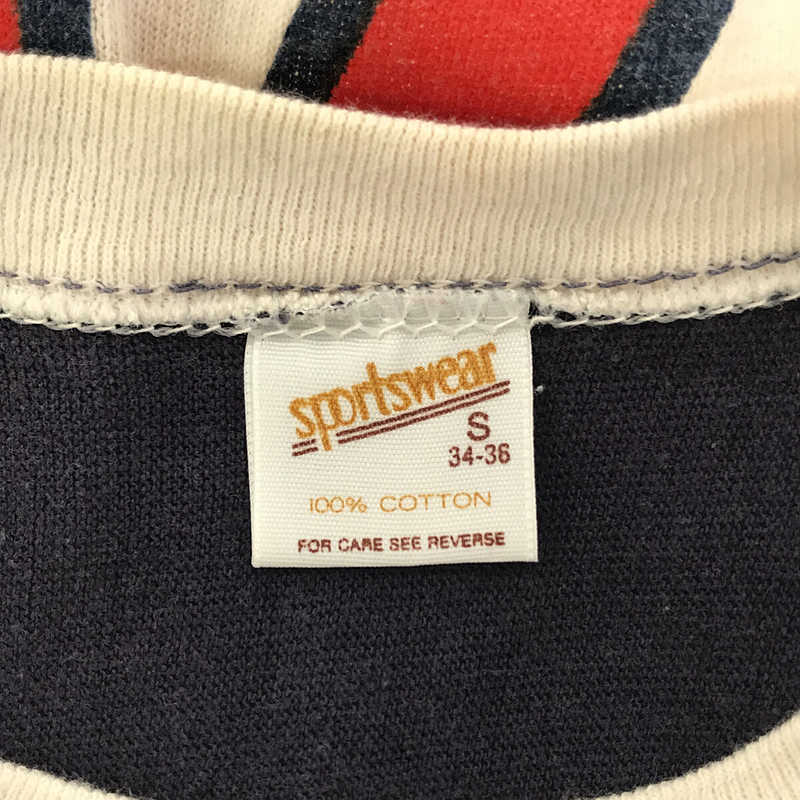 VINTAGE / ヴィンテージ古着 推定1970s～ Sports wear / スポーツウェア 両面プリント 78 ナンバリング Tシャツ