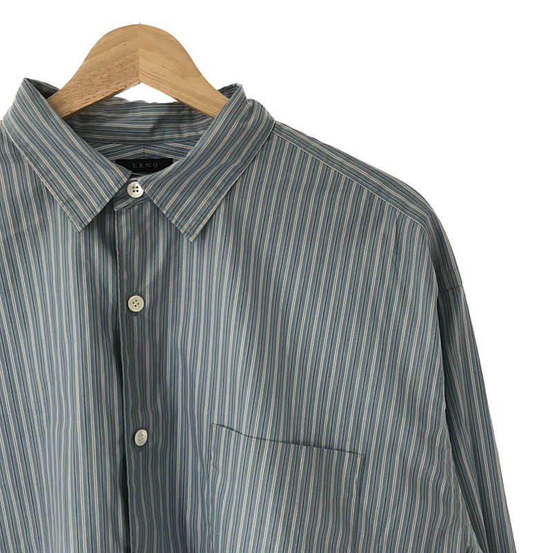 LENO / リノ STANDARD SHIRT STRIPE スタンダード シャツ ストライプ ユニセックス