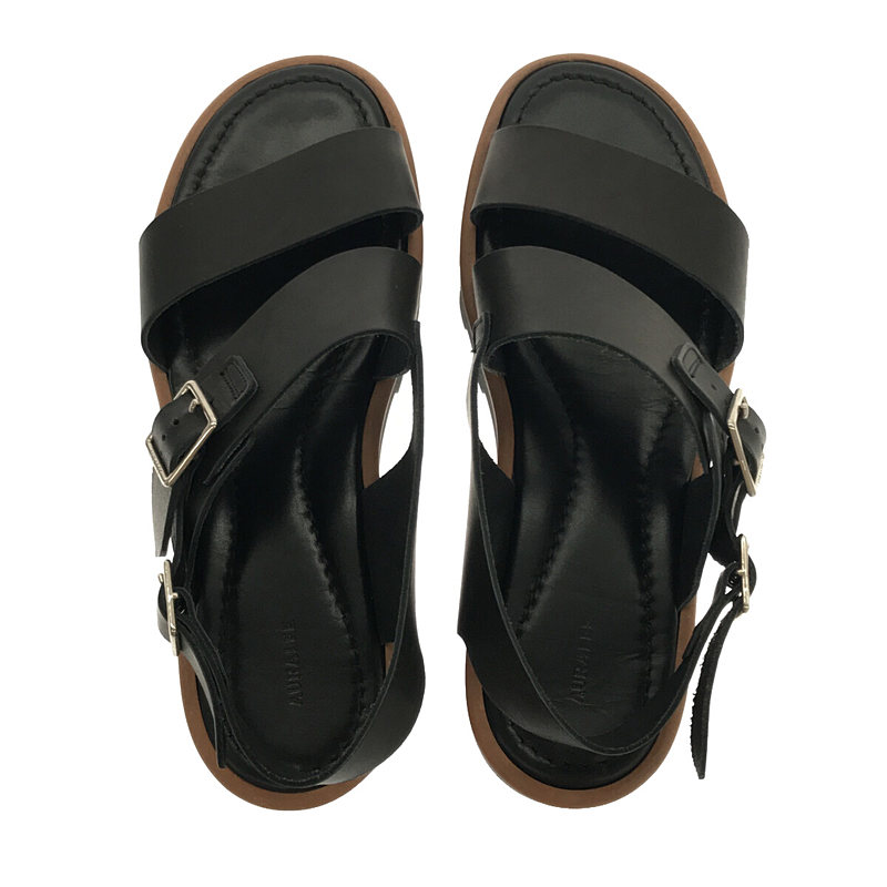 AURALEE / オーラリー Leather Belt Sandals Made By foot the coacher レザー ベルト サンダル