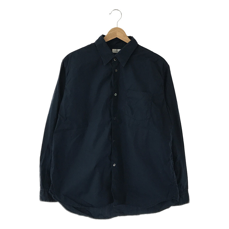 ２本針 ボックス レギュラー シャツ WASHED