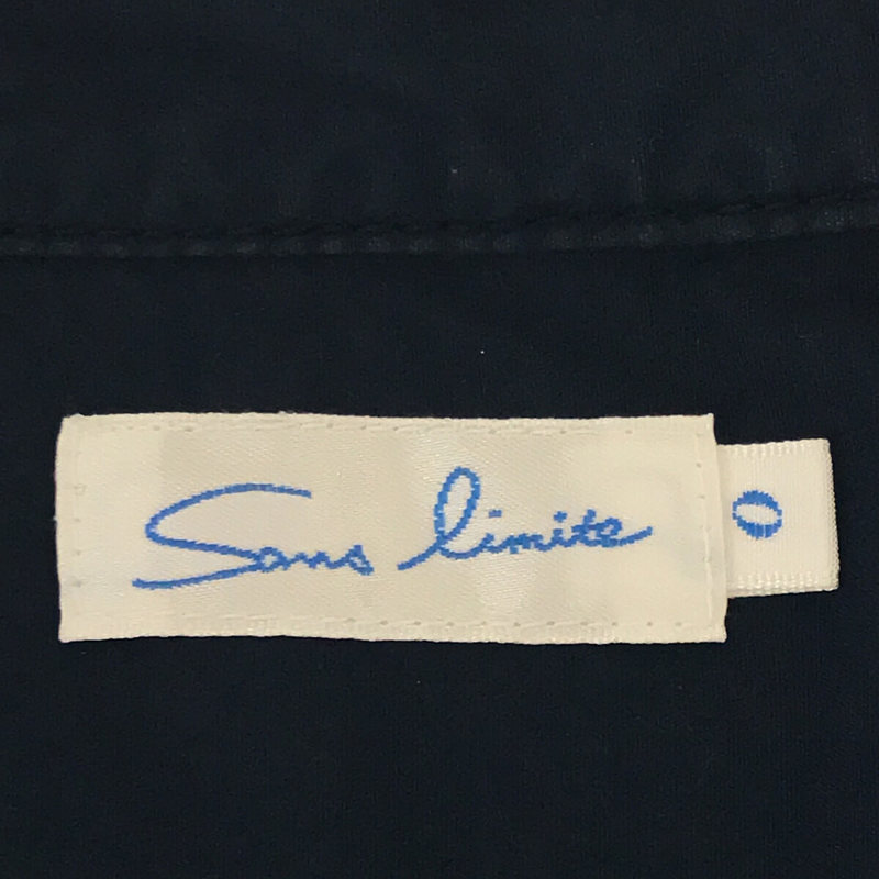 sans limite / サンリミット ２本針 ボックス レギュラー シャツ WASHED