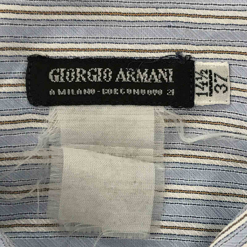 GIORGIO ARMANI / ジョルジオアルマーニ ストライプ ボタンダウン シャツ