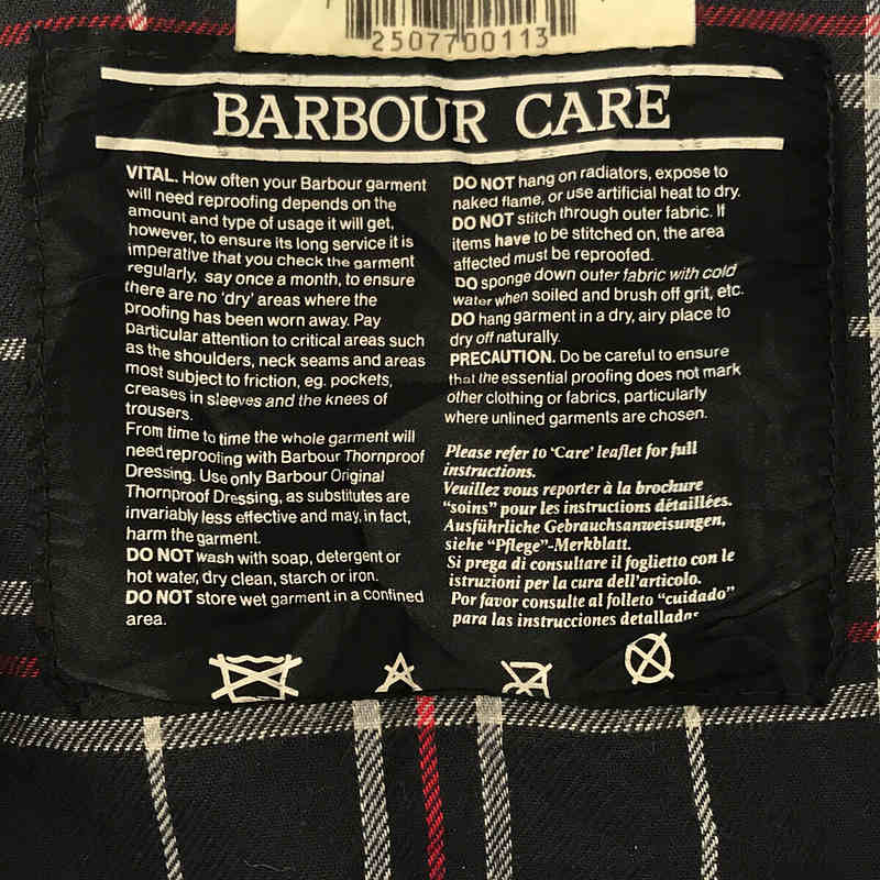 Barbour / バブアー 1994年製 90s～ Vintage ヴィンテージ 3ワラント BEDALE ビデイル オイルド ジャケット