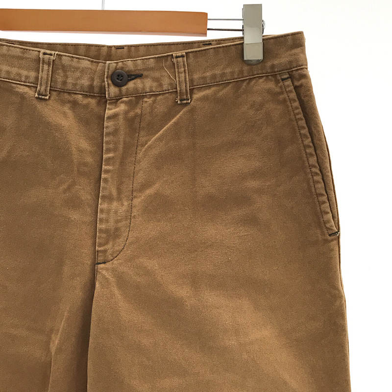 POST O'ALLS / ポストオーバーオールズ USA / E-Z Pant R コットン ブラウンダックパンツ