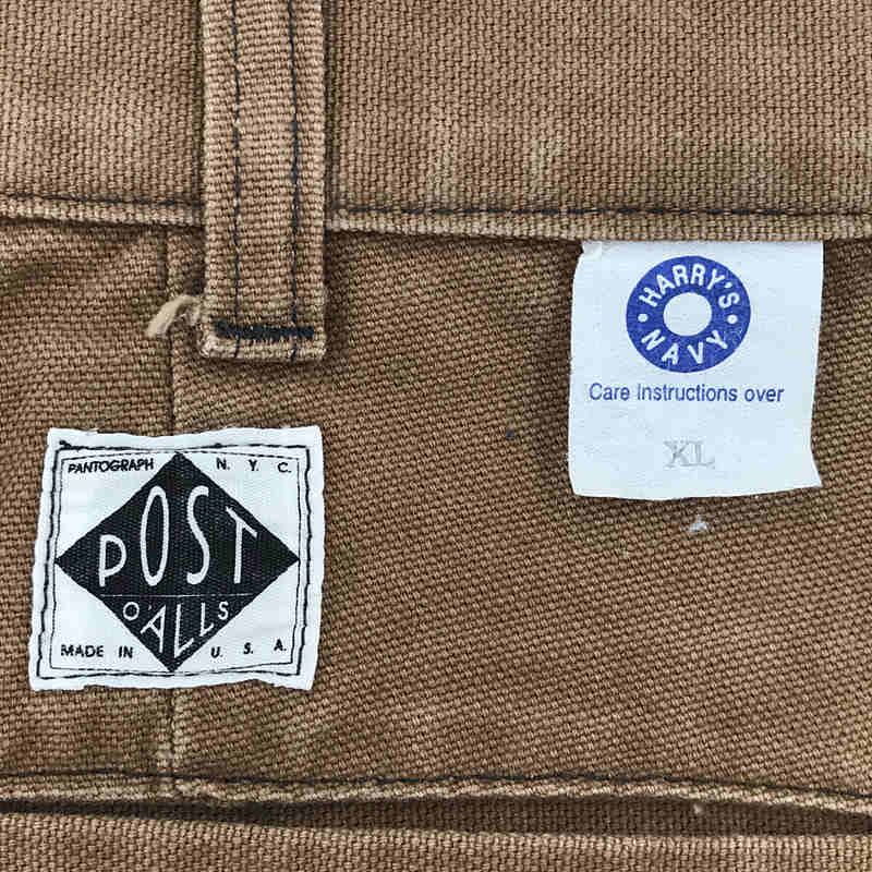 POST O'ALLS / ポストオーバーオールズ USA / E-Z Pant R コットン ブラウンダックパンツ