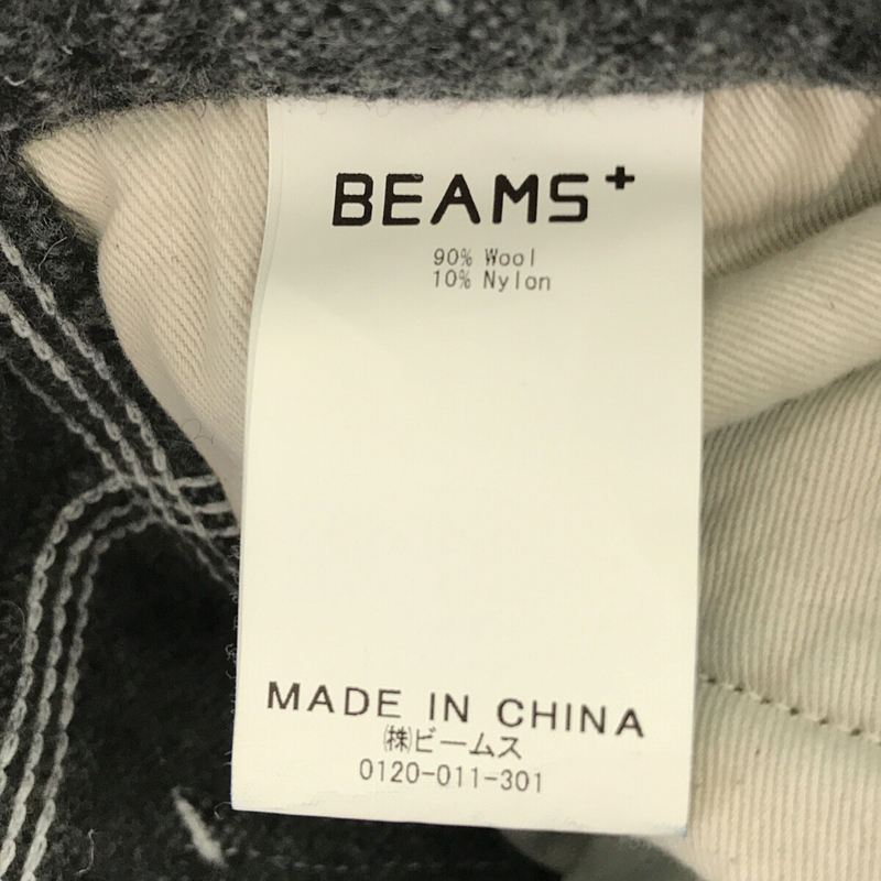 BEAMS PLUS / ビームスプラス ヘビーツイード ワイドストレート ペインター パンツ