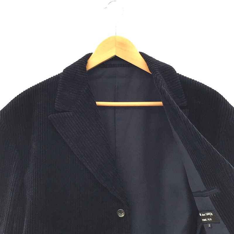 1980s ヴィンテージ 太畝コーデュロイ テーラードジャケットCOMME des GARCONS HOMME PLUS /  コムデギャルソンオムプリュス