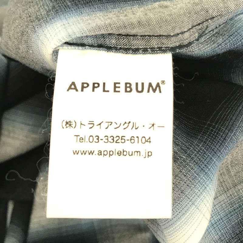 APPLEBUM / アップルバム グラデーションチェック 半袖シャツ