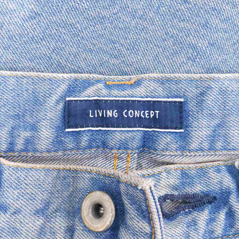 LIVING CONCEPT / リビングコンセプト 5POCKET TAPERED DENIM PANTS テーパードデニムパンツ 1LDK