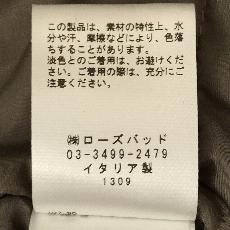 PROJECT FOCE SINGLESEASON / プロジェクトフォースシングルシーズン イタリア製 羊革 ドッキング フード付き くるみボタン ムートン モッズ コート