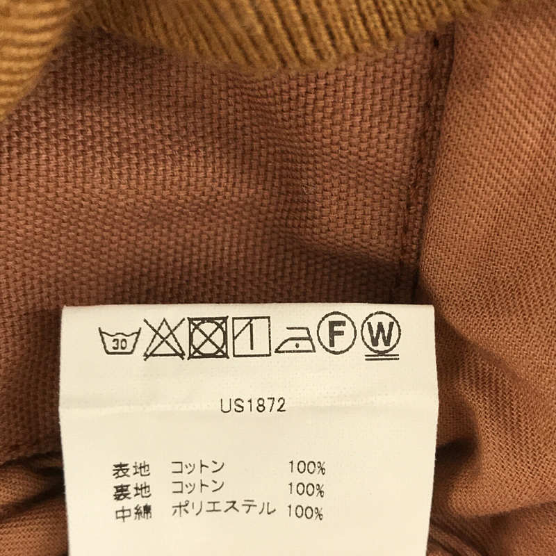 UNUSED / アンユーズド DUCK PARKA フルジップ ダック パーカー フーデッド ブルゾン