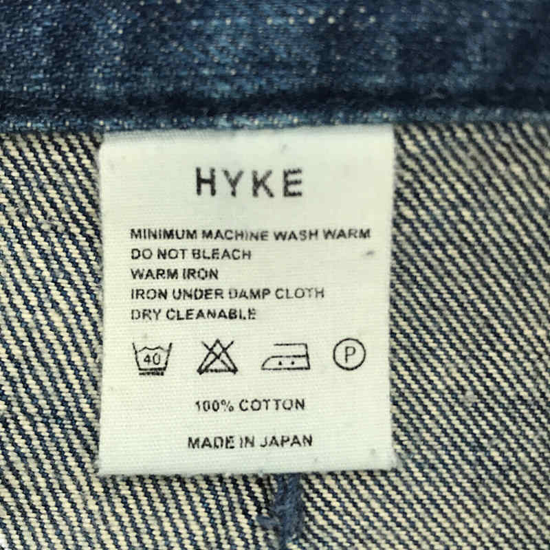 HYKE / ハイク ベイカー デニム スカート