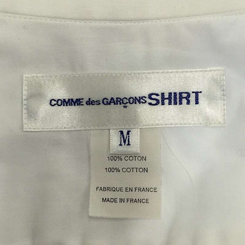 COMME des GARCONS SHIRT / コムデギャルソンシャツ コットン チェック ストライプ 切替 パッチワークシャツj