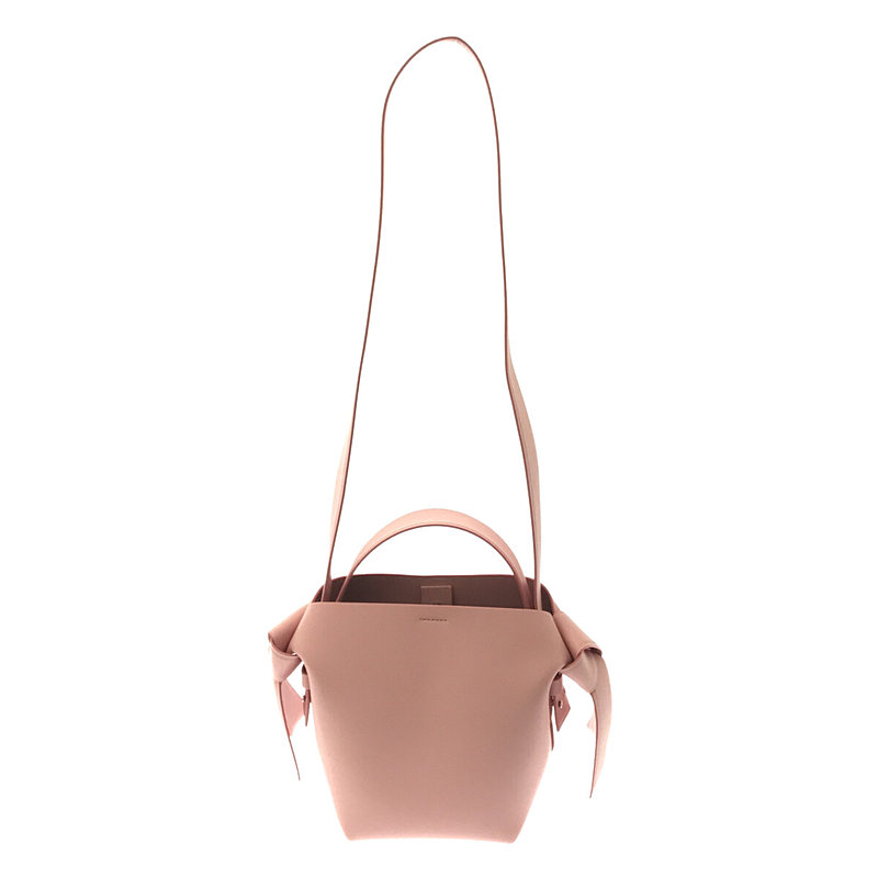 Acne Studios / アクネ ストゥディオズ イタリア製 ノットディテール レザー ミニショルダーバッグ ハンドバッグ