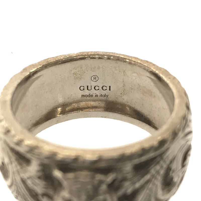 GUCCI / グッチ AG925 タイガーヘッド シルバーリング 指輪 ミケーレ 国内販売品