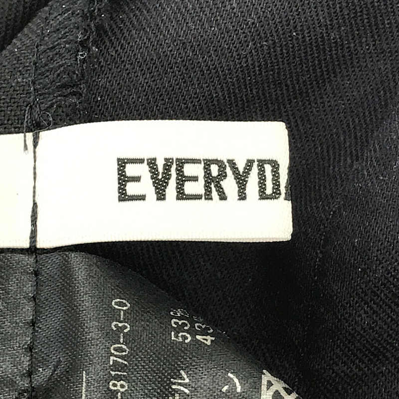 Deuxieme Classe / ドゥーズィエムクラス EVERYDAY I LIKE. サイドジップ スリットテーパードパンツ