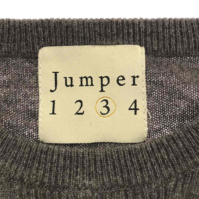 JUMPER 1234 / ジャンパー1234 インサイドアウト カシミヤニットセーター