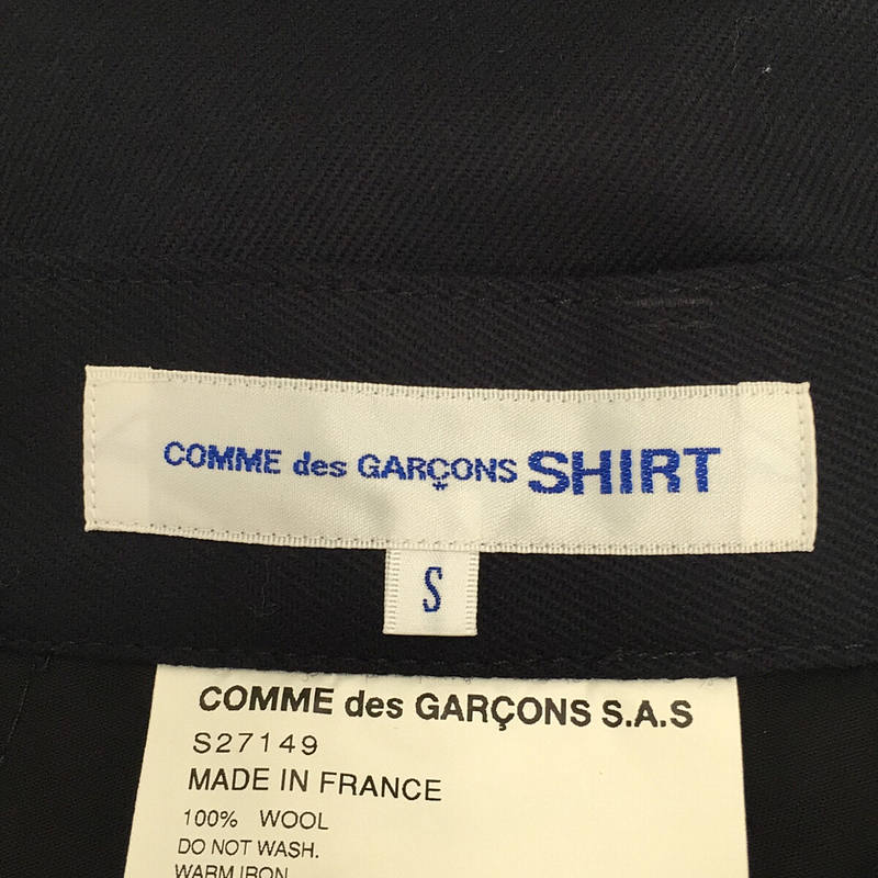 COMME des GARCONS SHIRT / コムデギャルソンシャツ Oversized Gabardine Wool Shorts オーバーサイズ ギャバジン ハーフパンツ