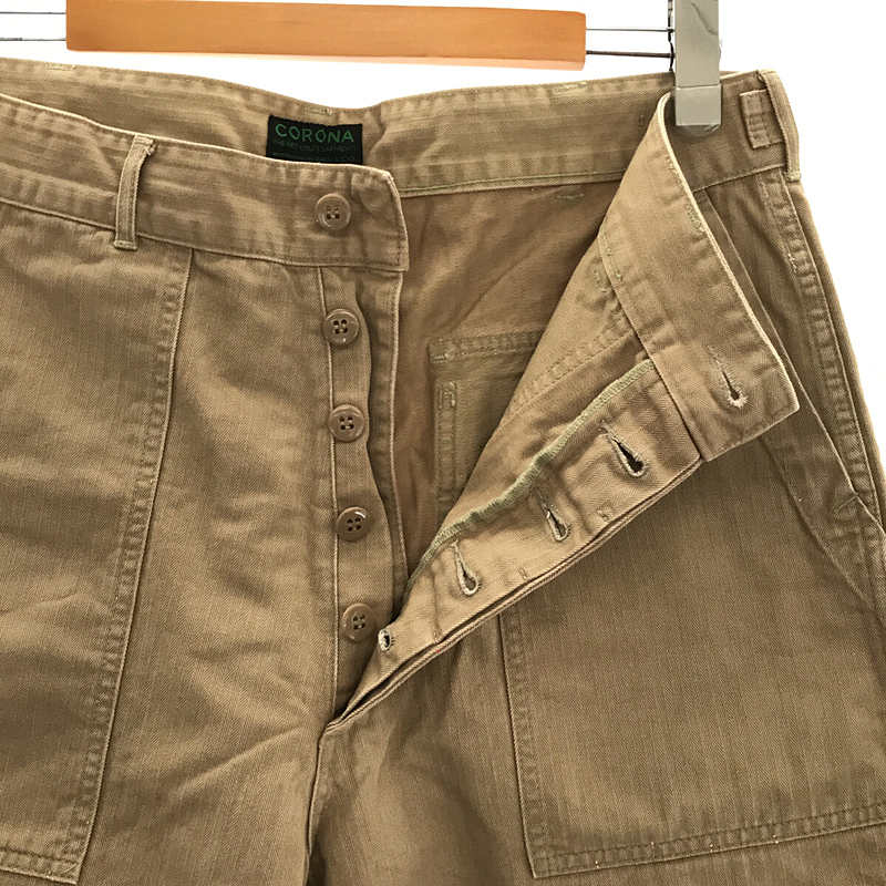 CORONA / コロナ Fatigue Pant ヘリンボーンコットン ファティーグパンツ