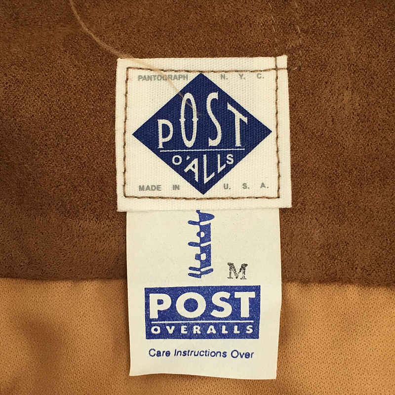 POST O'ALLS / ポストオーバーオールズ USA 初期 デッドストック フェイクスウェード プルオーバーシャツ